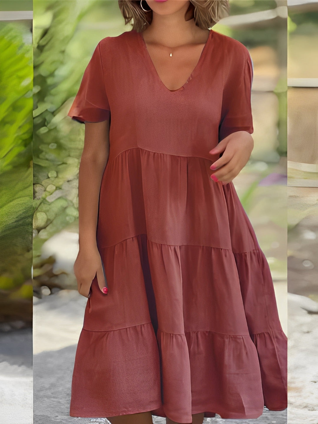 Ethelinda - Locker geschnittenes Damenkleid