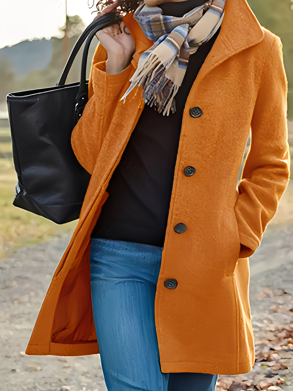 Jaclyn - Moderner und vielseitiger Damen-Tweedmantel