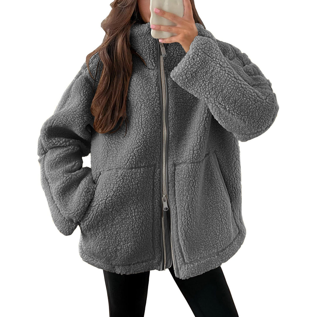 Evangelina - Gemütliche Frauenjacke aus Woll-Teddy