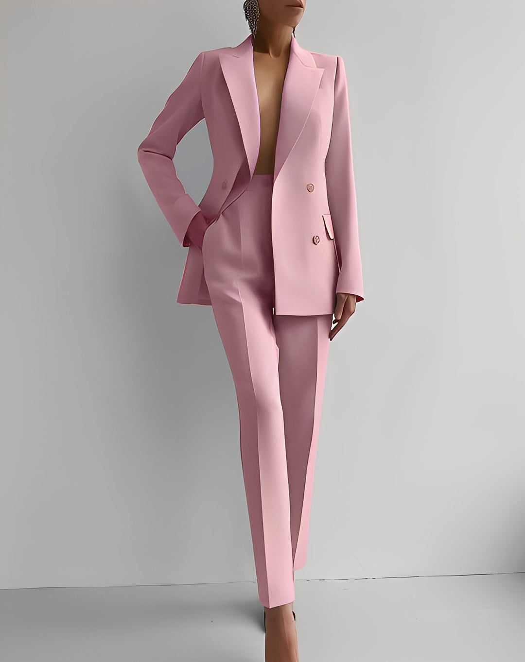 Nydia - Schickes Slim-Fit-Ensemble mit Blazer und Hose für Damen