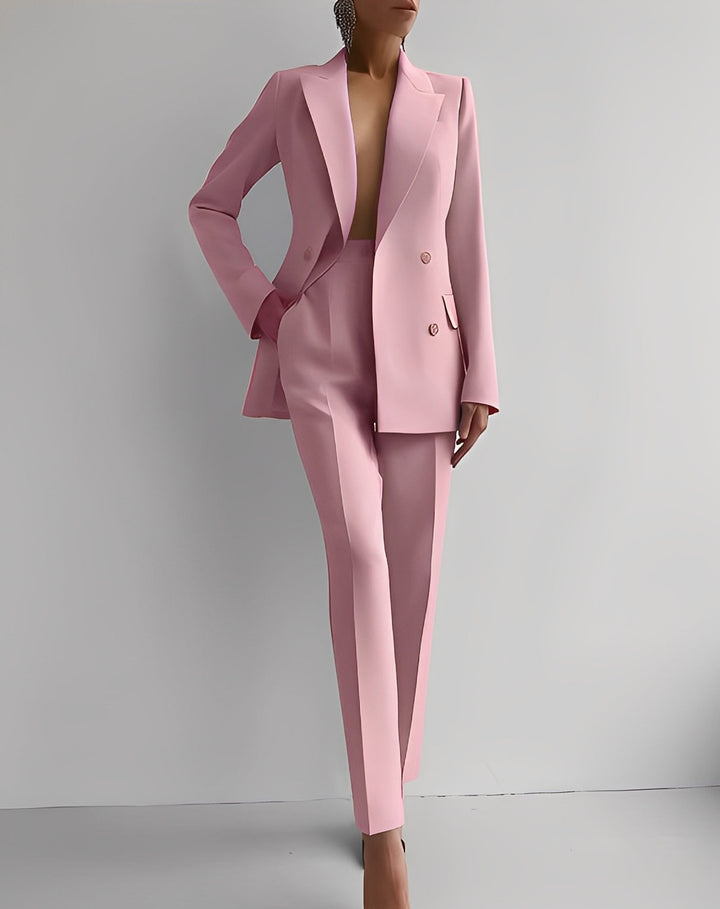 Nydia - Schickes Slim-Fit-Ensemble mit Blazer und Hose für Damen