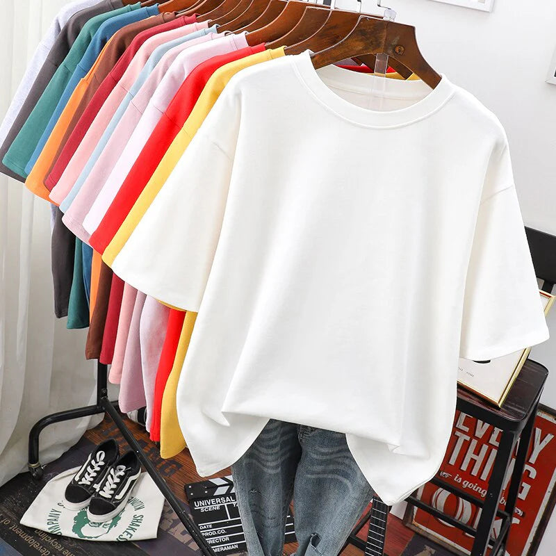Arabella - Komfortables, lockeres Damen Baumwoll-T-Shirt