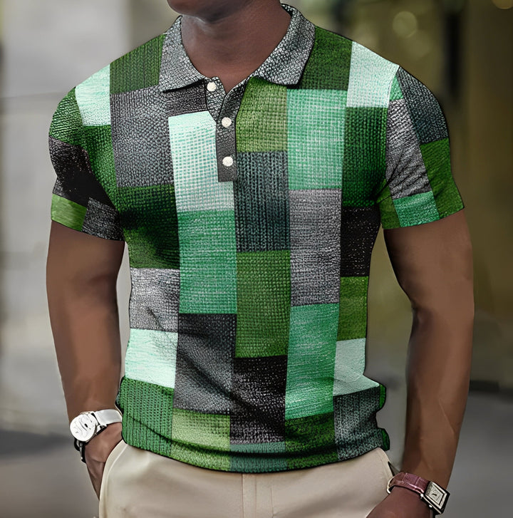 Reginald - Stilvolles buntes Poloshirt für Herren