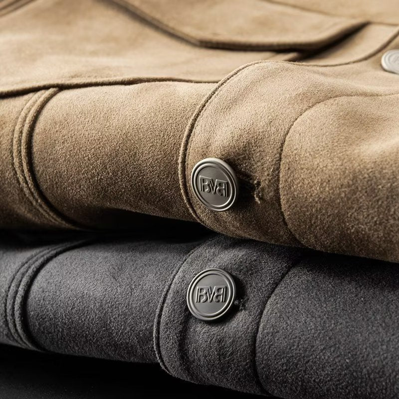 Wilbur - Traditionelle Herrenjacke aus Wildleder