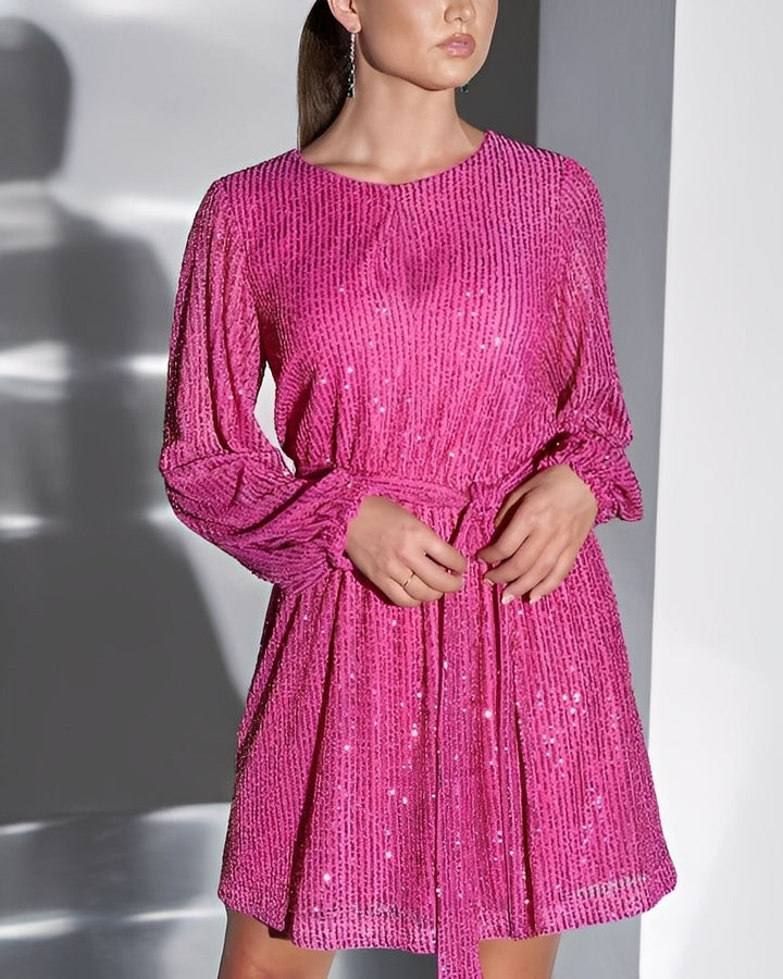 Mirabel - Glänzendes Damen-Minikleid für Partys