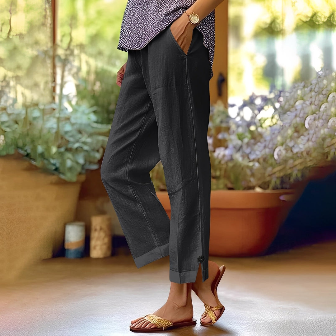 Kassia - Bequeme Sommerhose für Damen aus Leinen