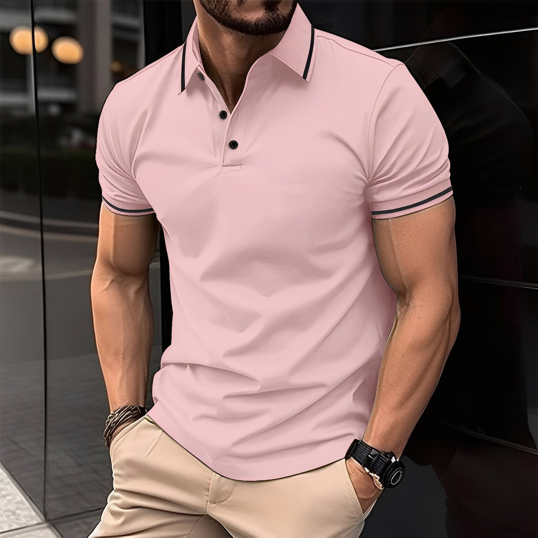 Mervyn - Komfortables, kurzärmeliges Herren-Sport-Poloshirt