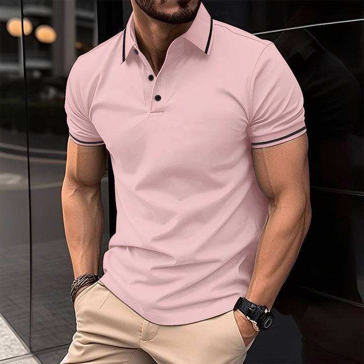 Mervyn - Komfortables, kurzärmeliges Herren-Sport-Poloshirt
