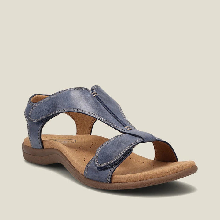 Rosemarie - Lederkeilsandalen für Damen mit orthopädischer Unterstützung