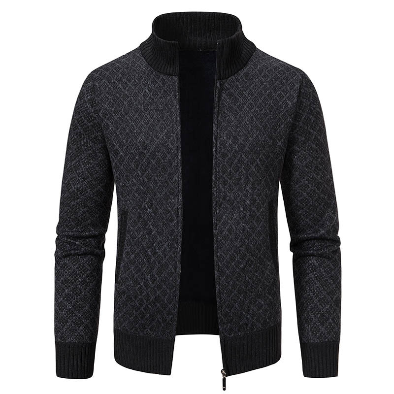 Gerald - Modische Karojacke mit Reißverschluss für Männer