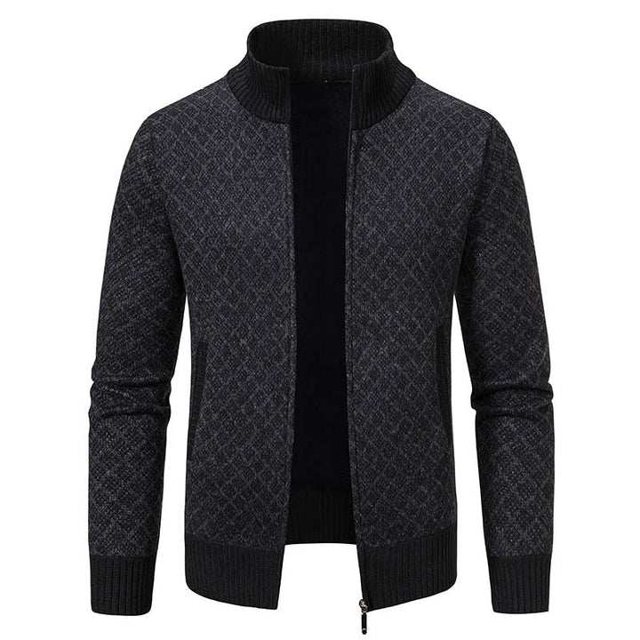 Gerald - Modische Karojacke mit Reißverschluss für Männer