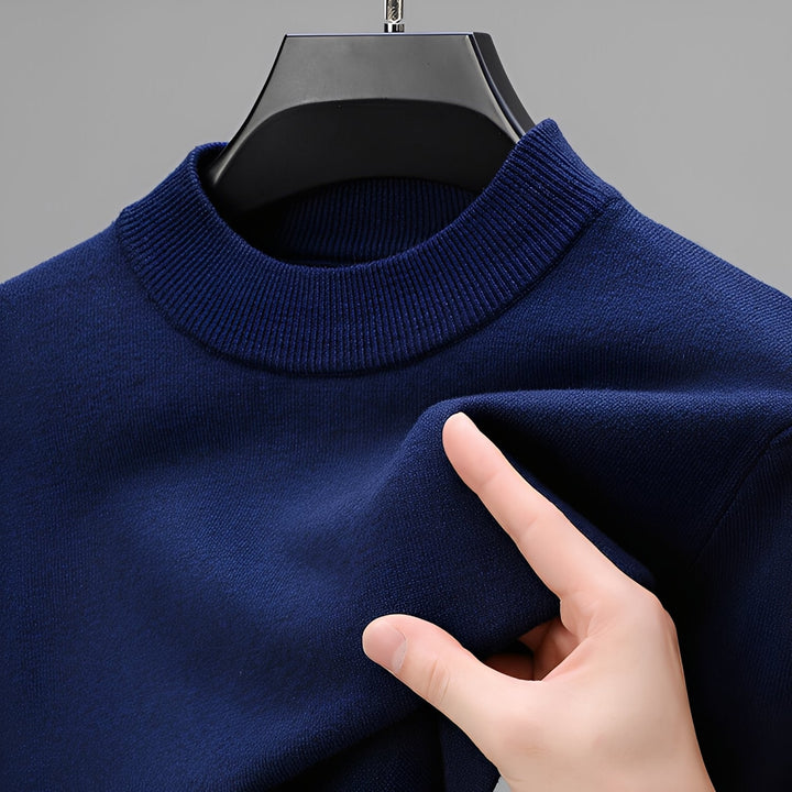 Davis - Gemütlicher Kaschmirpullover mit Saum für Herren