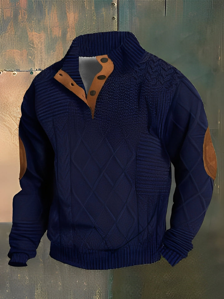 Hugh - Klassischer Herren-Kaschmir-Rollkragenpullover