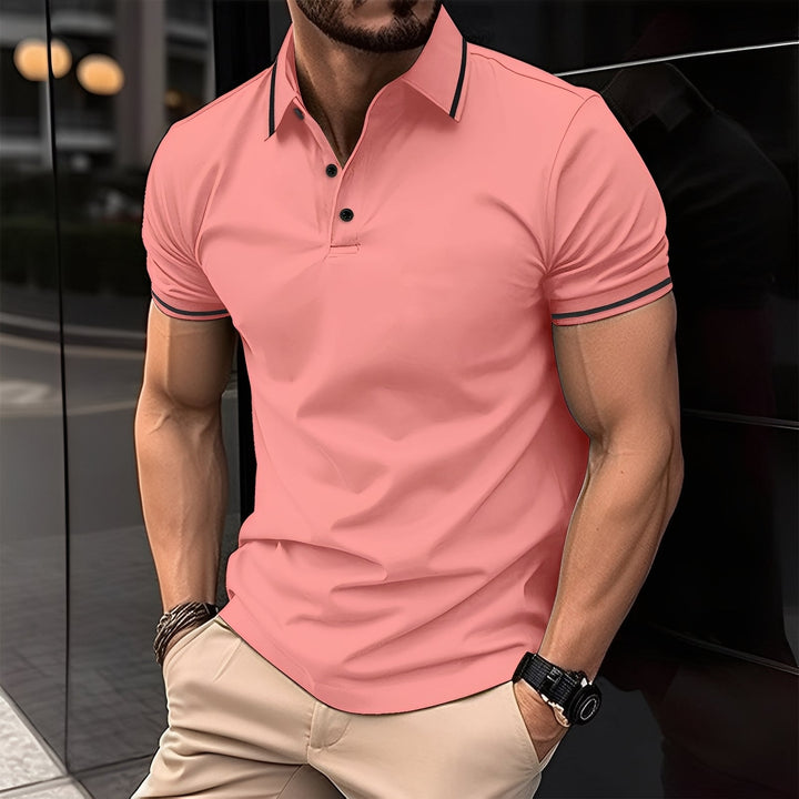 Mervyn - Komfortables, kurzärmeliges Herren-Sport-Poloshirt