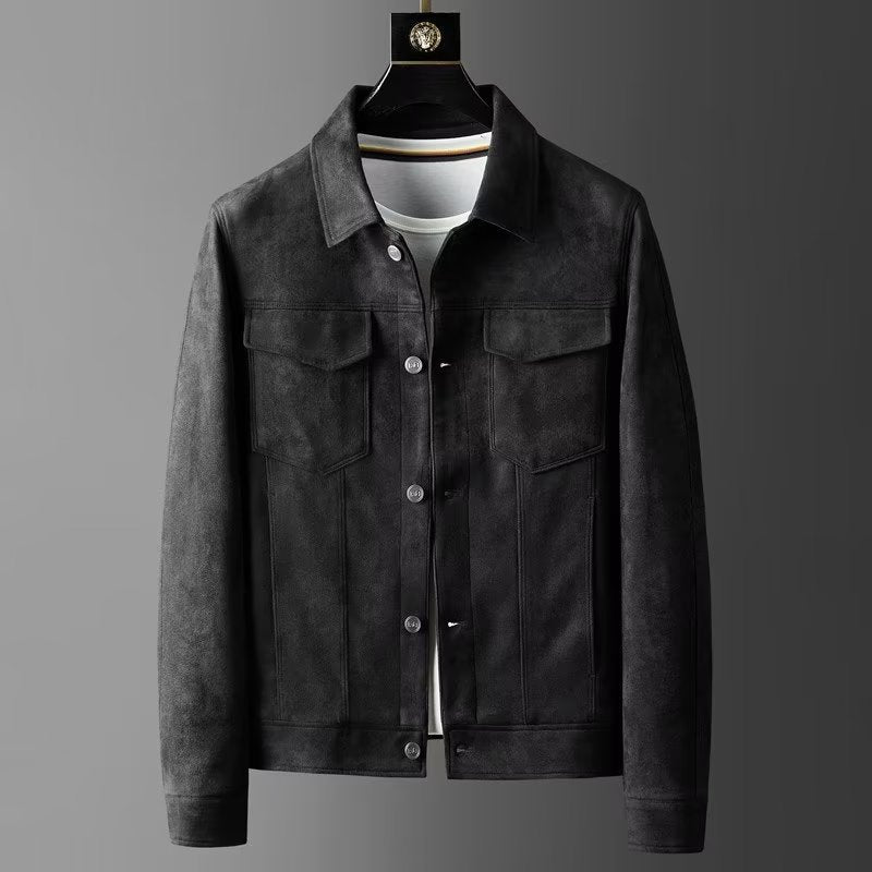 Wilbur - Traditionelle Herrenjacke aus Wildleder