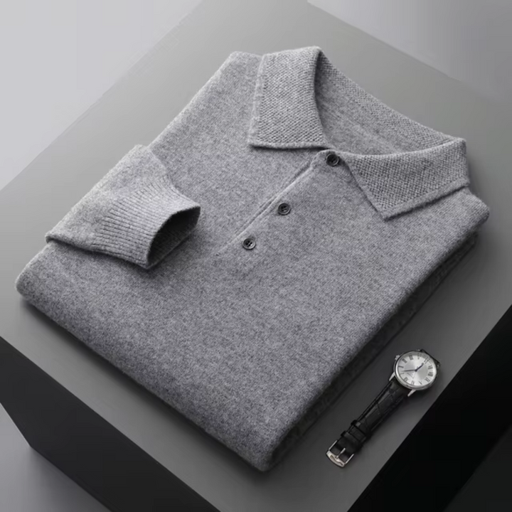 Brock - Herren-Wollpolo Schicker Strick