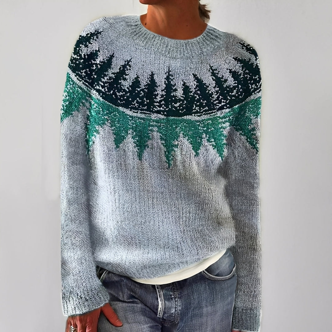 Heather - Traditioneller Damenpullover mit Design