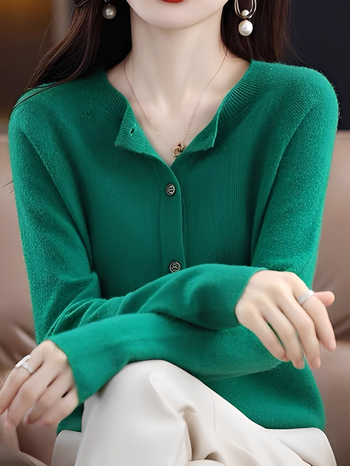 Arabella - Komfortabler, locker geschnittener Wollpullover für Damen