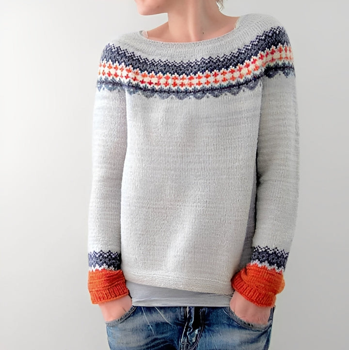 Maryann - Schicker Retro-Pullover für Damen
