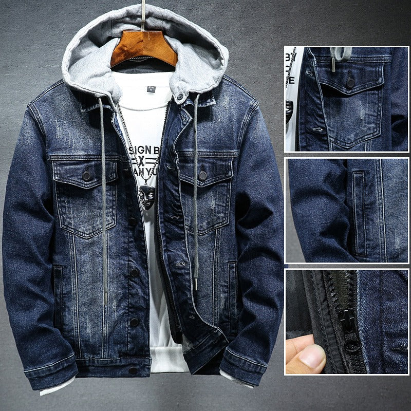 Tobias – Klassischer Mantel aus Denim