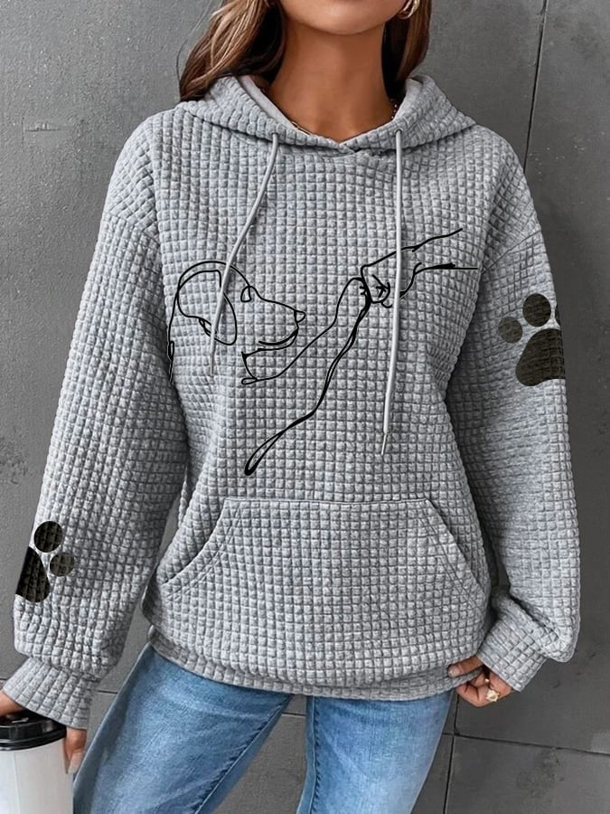 Paw - Berquemer und warmer Kapuzenpullover