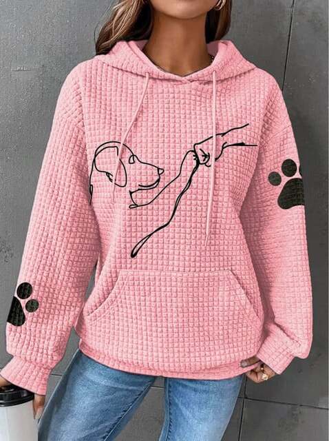 Paw - Berquemer und warmer Kapuzenpullover