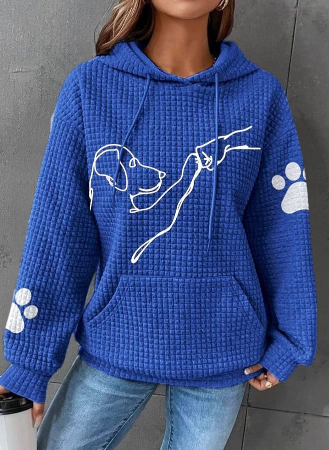 Paw - Berquemer und warmer Kapuzenpullover