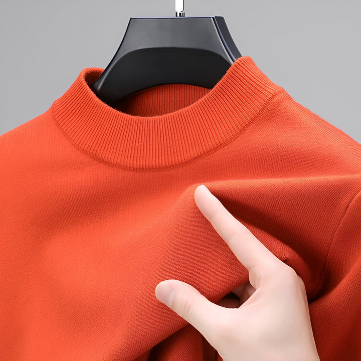 Davis - Gemütlicher Kaschmirpullover mit Saum für Herren