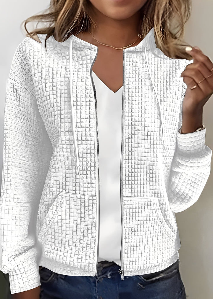 Katherine - Modischer Cardigan mit Kapuze und Taschen für Damen