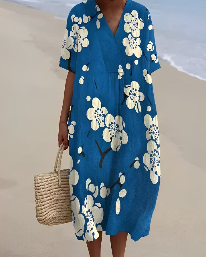 Romilly - Damen-Sommerkleid mit buntem Muster