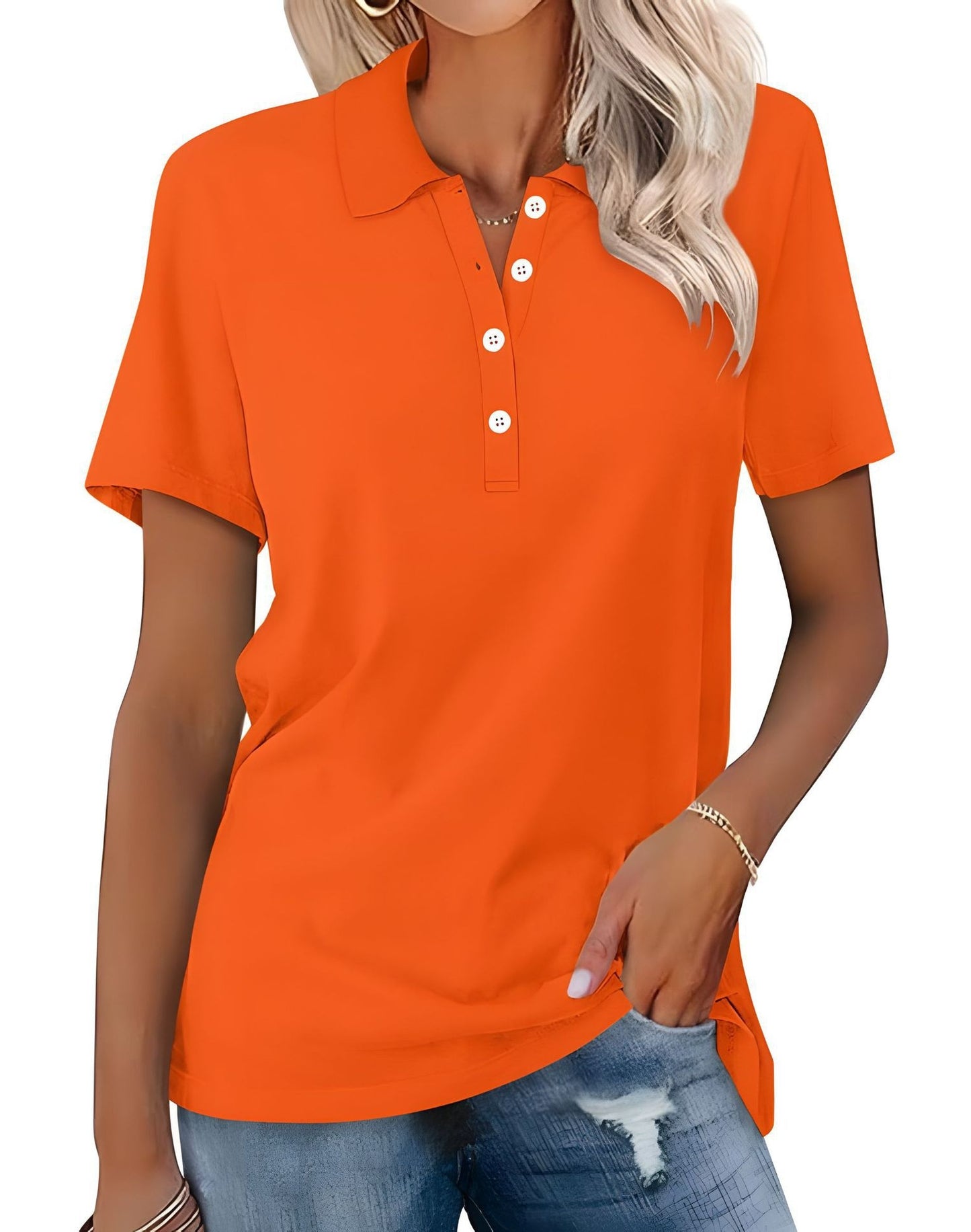 Teresa - Lässiges Kurzarm-Poloshirt für Damen