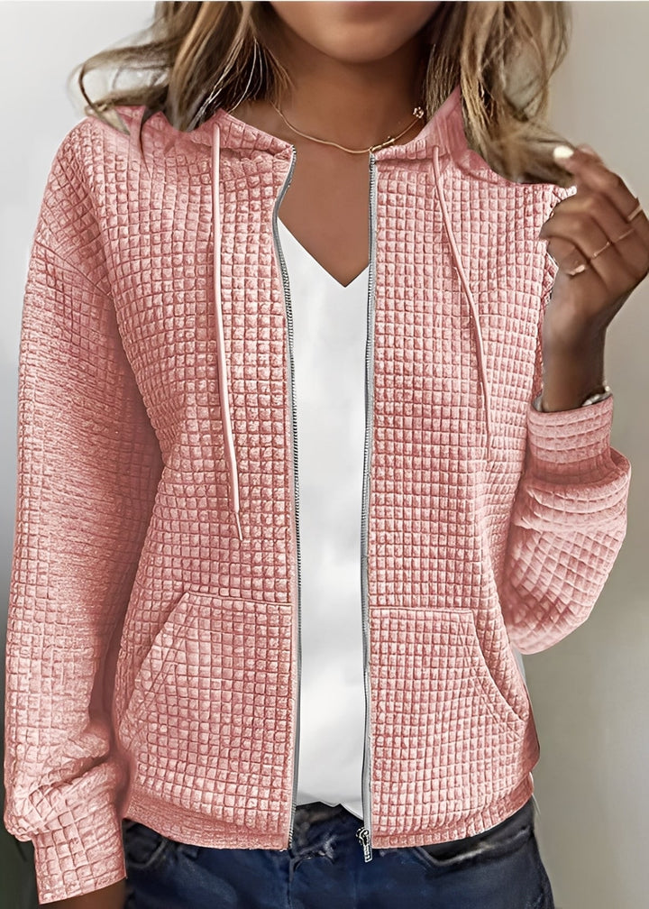 Katherine - Modischer Cardigan mit Kapuze und Taschen für Damen