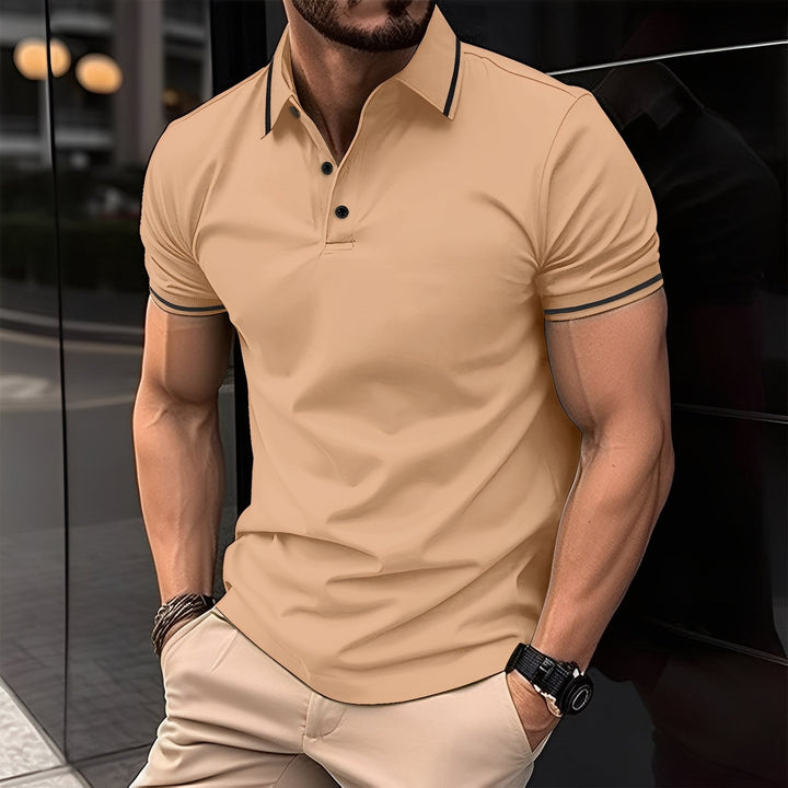 Mervyn - Komfortables, kurzärmeliges Herren-Sport-Poloshirt