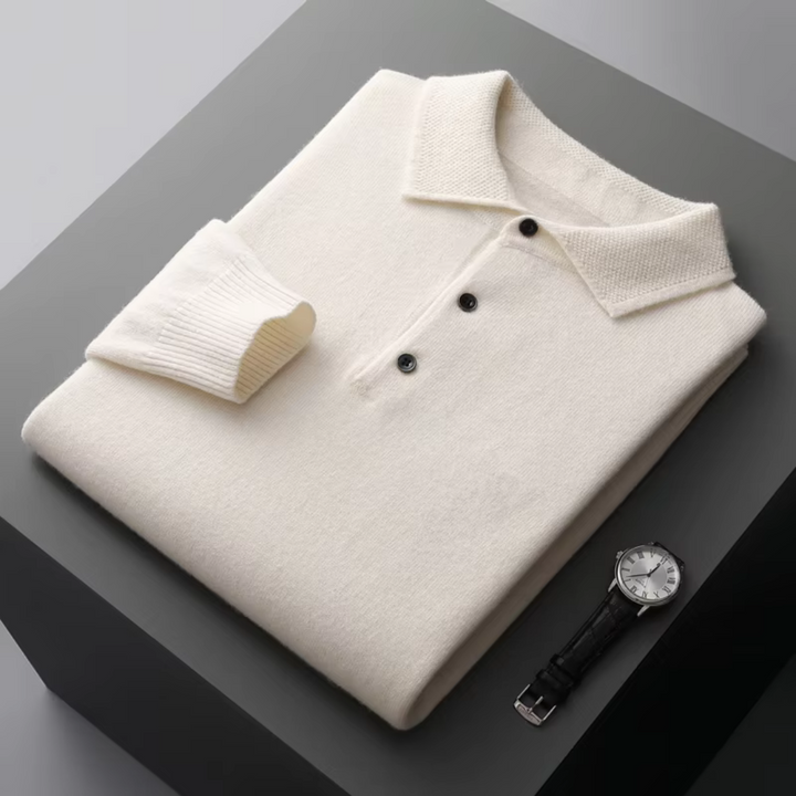 Brock - Herren-Wollpolo Schicker Strick