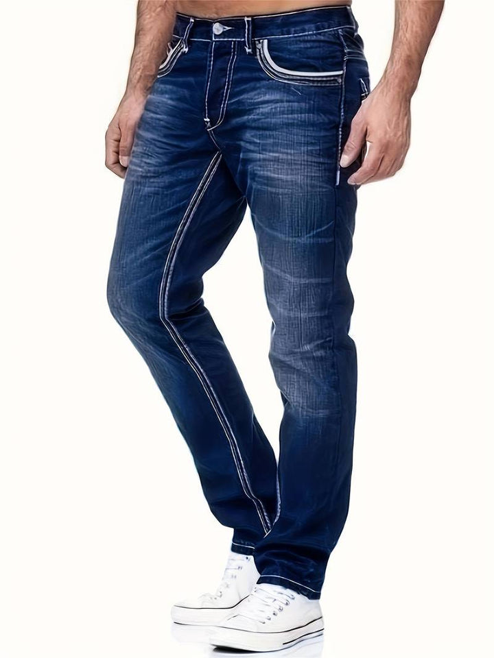 Griffin - Klassische Jeans in Robustem Denim