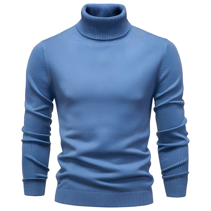 Evans - Dünner, schmal geschnittener Herren-Rollkragenpullover