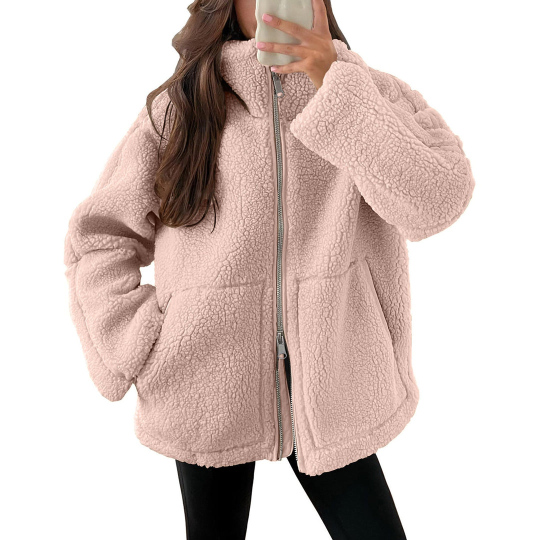 Evangelina - Gemütliche Frauenjacke aus Woll-Teddy