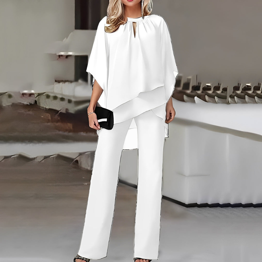 Sherlyn - Schickes, schulterfreies, lockeres Damen-Set