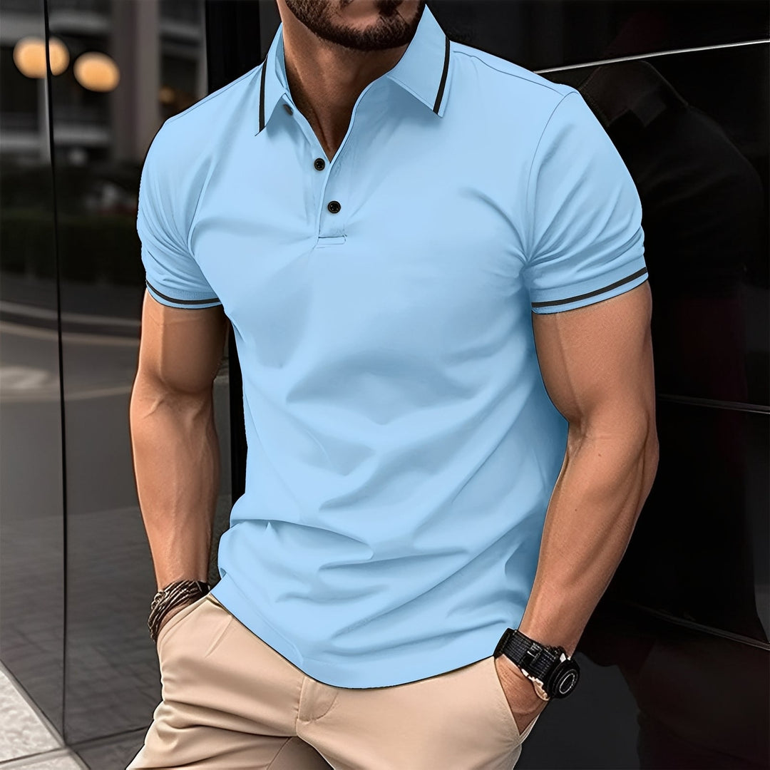 Mervyn - Komfortables, kurzärmeliges Herren-Sport-Poloshirt