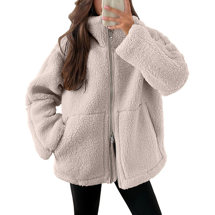 Evangelina - Gemütliche Frauenjacke aus Woll-Teddy