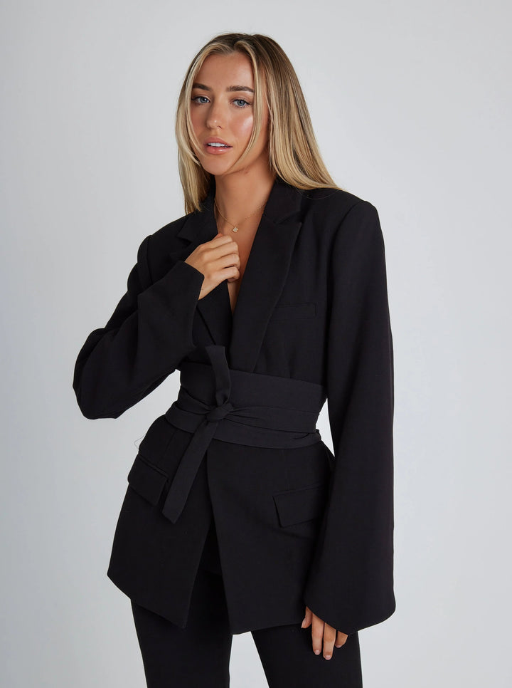 Ember - Damen-Blazer mit Gürtel Schick
