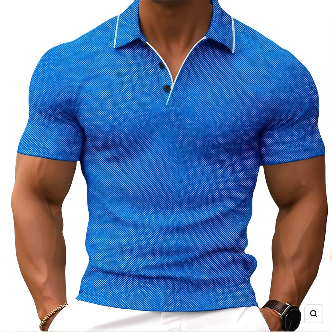 Florence - Lockeres Herren-Poloshirt mit Knöpfen
