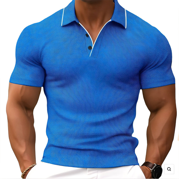 Florence - Lockeres Herren-Poloshirt mit Knöpfen