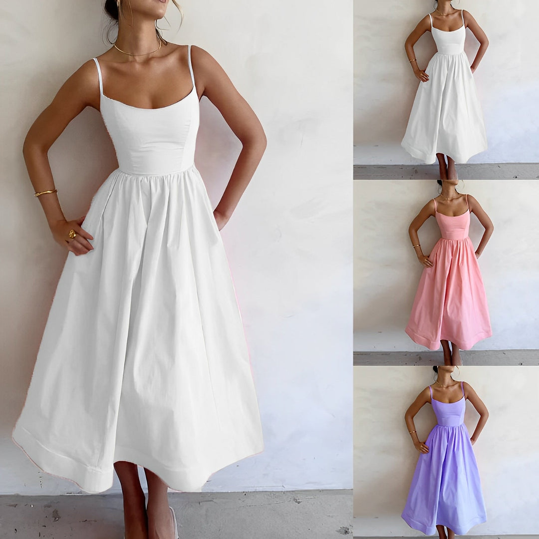 Selena - Elegantes Midikleid für Damen für die Arbeit