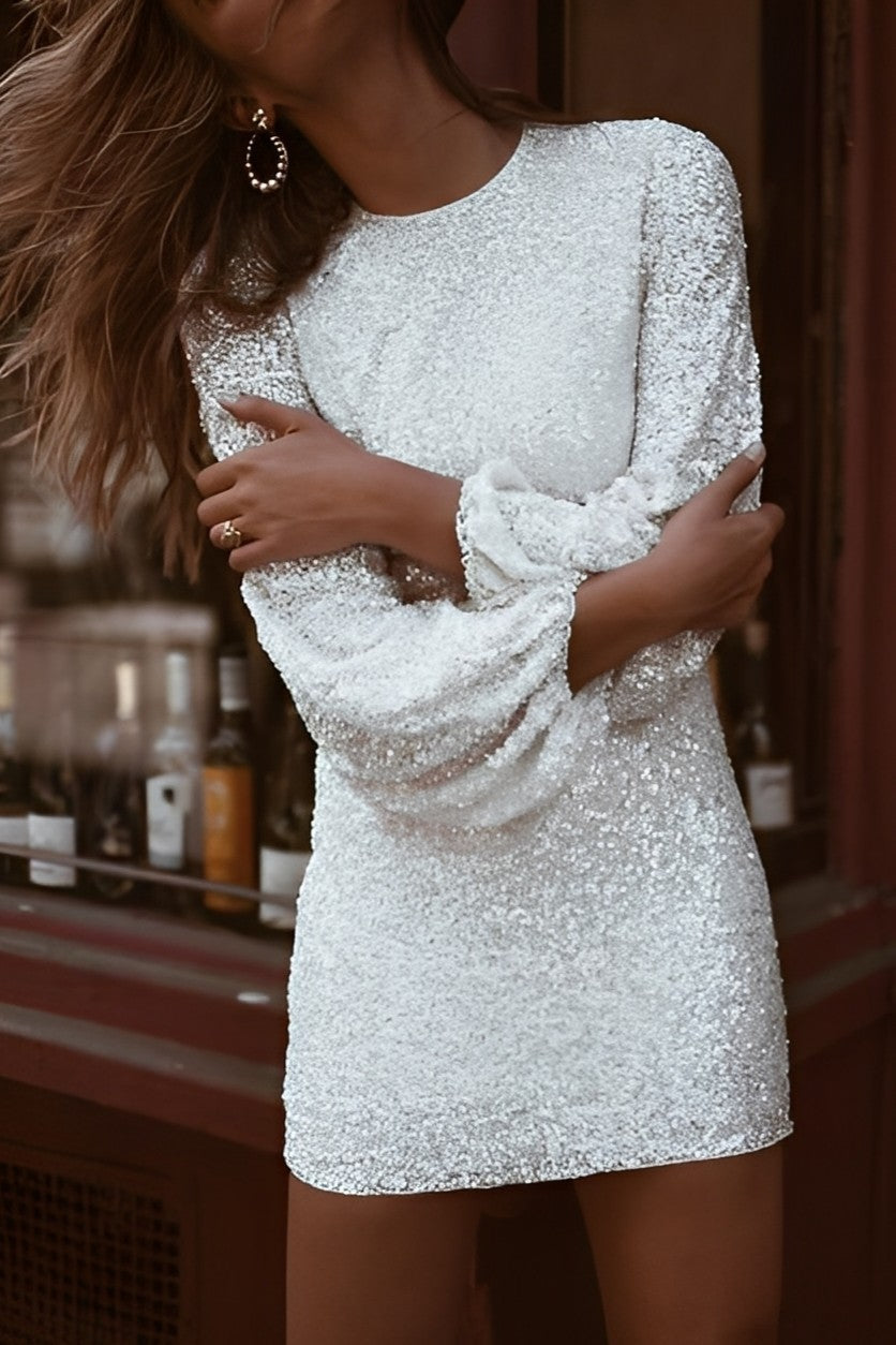Cheyanne - Stylisches, funkelndes figurbetontes Damenkleid