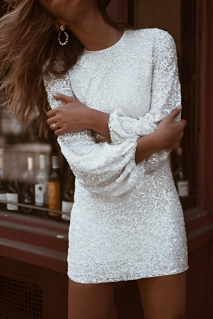 Cheyanne - Stylisches, funkelndes figurbetontes Damenkleid