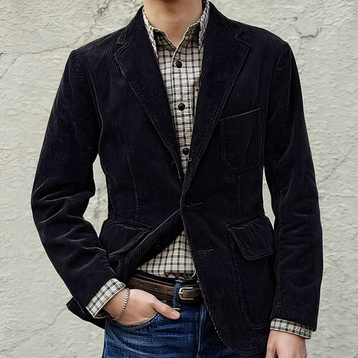 Dalton - Bequeme Wolljacke mit Taschen für Männer