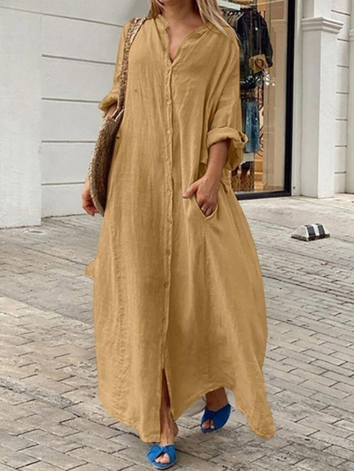 Carly - Entspanntes Kleid mit Langen Ärmeln