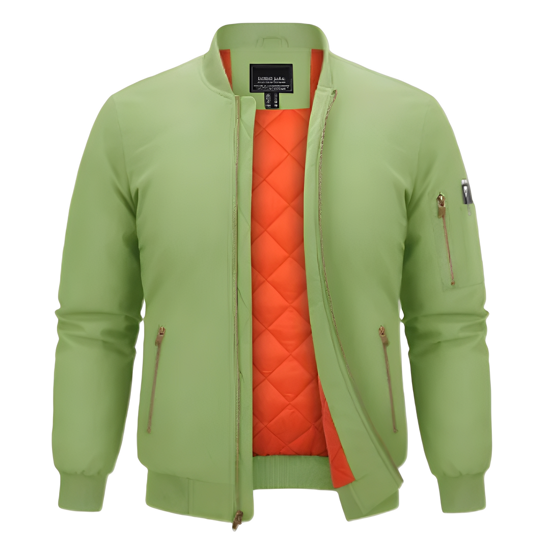 Maynerd - Herren-Bomberjacke mit Reißverschluss-Taschen
