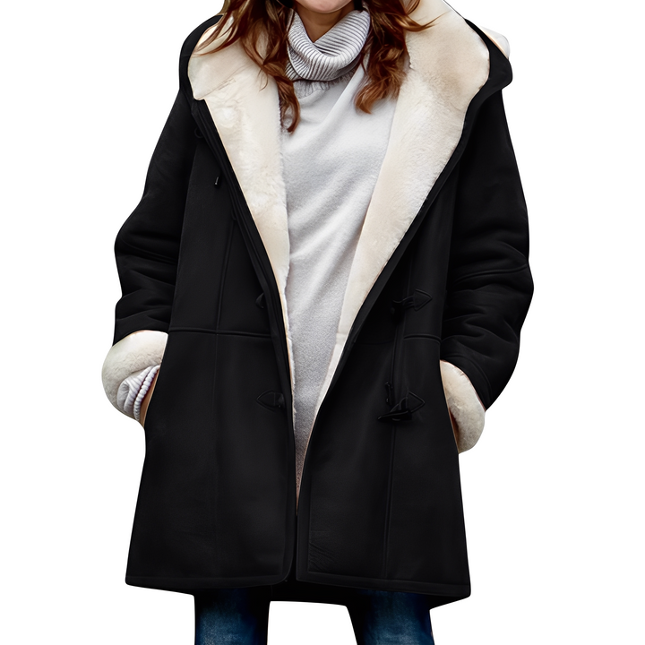 Madilyn - Freizeit-Dufflecoat mit Kapuze für Damen